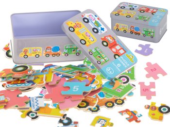 Bērnu Attīstošā Puzle, Automašīnas, 30 gab. | Kids Educational Puzzle, Cars