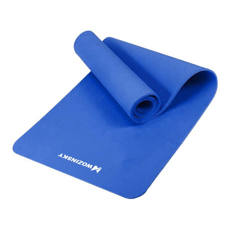 Wozinsky Sporta vingrošanas jogas fitnesa paklājs NBR, 181cm x 63cm x 1cm biezais, Zils | Foam Fitness Yoga Mat (0)