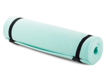 Sporta vingrošanas jogas fitnesa pilates paklājs / tūrisma pārgājienu kempinga paklājiņš 0.5cm 180x50cm, Zaļš | Fitness Yoga Mat