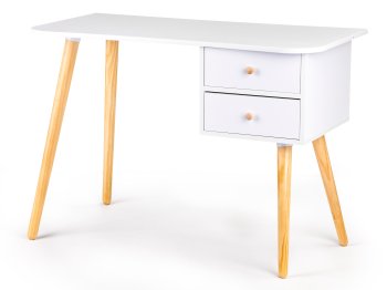 Skandināvu stila rakstāmgalds ar 2 atvilktnēm ModernHome WYJ-125