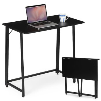 Saliekamais datorgalds ModernHome 80x45 cm klēpjdatoram, melns