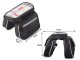 Velosipēda Rāmja Soma ar Ūdensizturīgu Caurspīdīgu 7,2\'\' Telefonu Vāciņu Nodalījumu | Bicycle Frame Bag