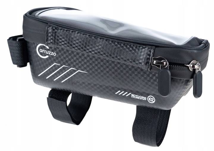 Ūdensizturīga velosipēda soma Carruzzo uz rāmja ar vietu telefonam (9)