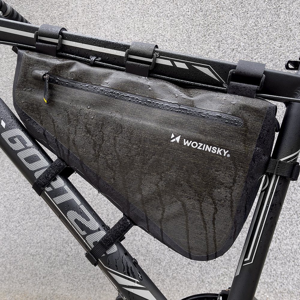 Wozinsky Velosipēda Aizmugurējā Velosoma zem Sēdekļa Mantām 5L, Pelēka | Bicycle Bag Pouch Under Saddle Seat (0)