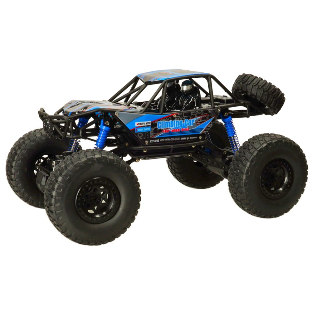 Tālvadības pults RC Crawler kāpšanas auto 1:10 4WD 48cm zils (0)