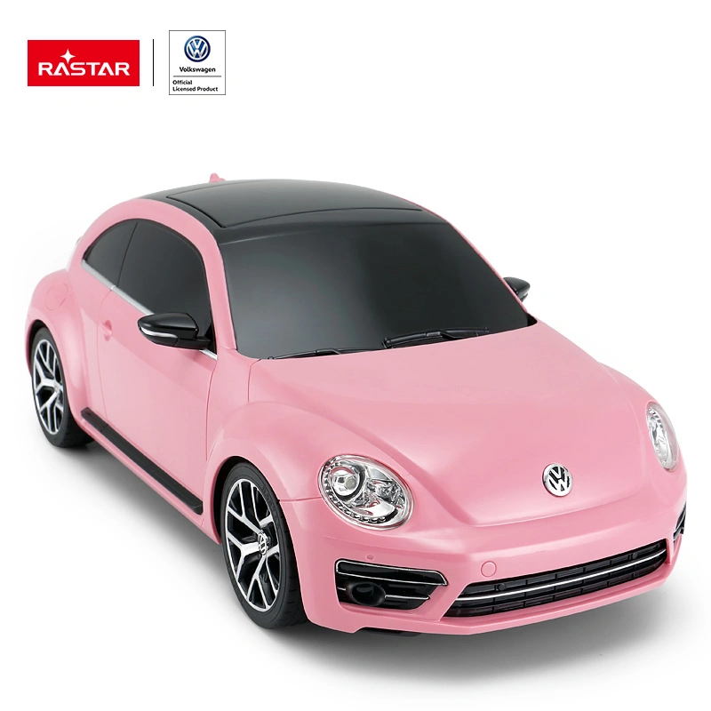 Radiovadāma mašīna Volkswagen Beetle R/C 1:14 Rastar 78000, rozā (2)