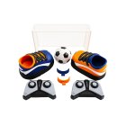 Radiovadāma futbola spēle ar 2 mašīnām un vārtiem