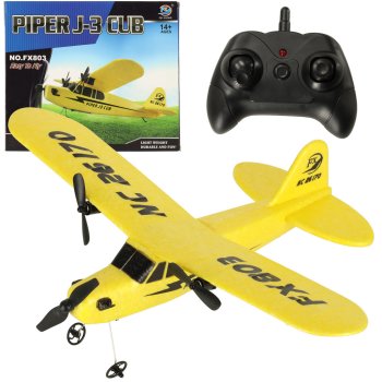 RC lidaparāts FX803 Piper J-3 CUB 150mah l RC aircraft FX803 Piper J-3 CUB 150mah