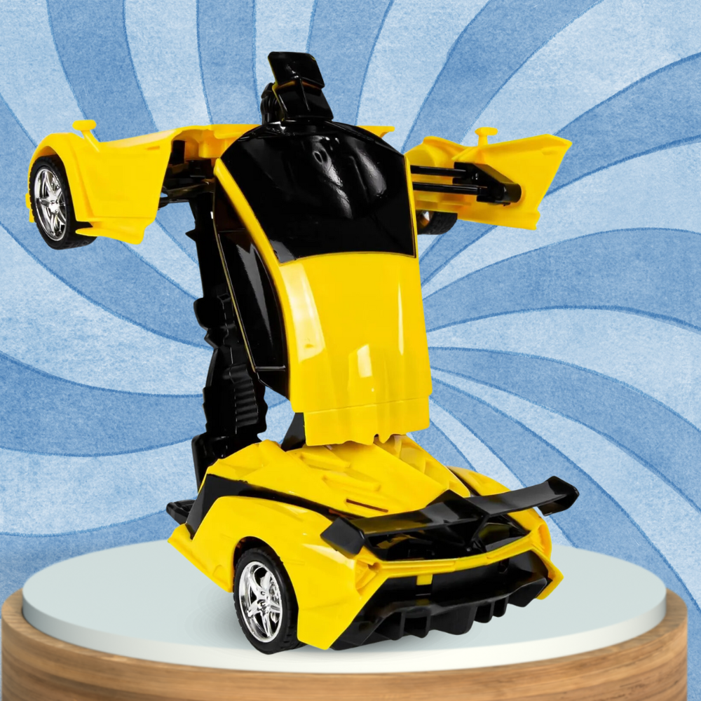 Radiovadāma transformējoša mašīna-robots bērniem (2)