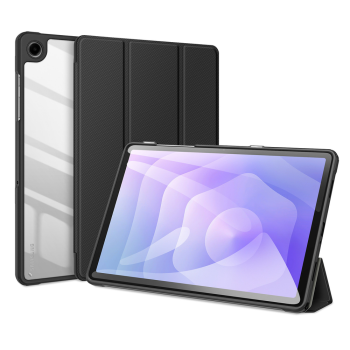 Samsung Galaxy Tab A9+ Plus / A11+ Plus Dux Ducis Toby Smart Book Cover Case, Black | Planšetes Vāciņš Maciņš Apvalks Grāmatiņa
