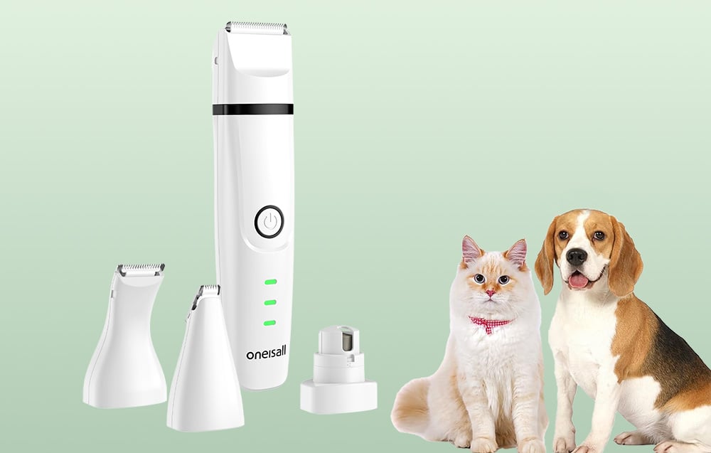 Dzīvnieku trimmeris Oneisall N12 4-in-1 60dB (1)