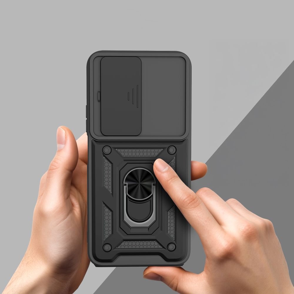 Xiaomi Redmi 15 4G / 5G Tech-Protect CamShield Pro Case Cover, Black | Telefona Vāciņš Maciņš Apvalks Bampers (0)
