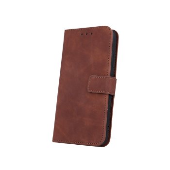 Xiaomi Redmi 9C Smart Velvet TPU Book Case Cover, Brown | Telefona Vāciņs Maciņš Apvalks Grāmatiņa