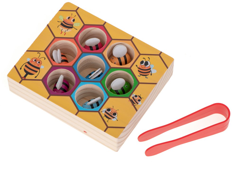 Izglītojoša bērnu spēle ar šūnām, bitēm | Educational children's game with honeycombs, bees (1)