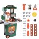 Bērnu darbarīku komplekts, rotaļu darbnīca kastē 008-952A | Children\'s Tool Box Toy Workshop in Case