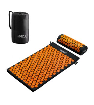 4Fizjo Kuznecova aplikators Akupresūras paklājiņš Akupunktūras masāžas paklājs + Spilvens (68x42cm) | Massage Mat + Pillow