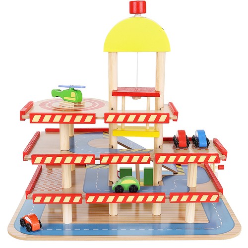 Rotaļu Koka Autostāvvieta Garāža 22446 | Toy Wooden Parking Garage (4)