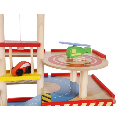 Rotaļu Koka Autostāvvieta Garāža 22446 | Toy Wooden Parking Garage (16)