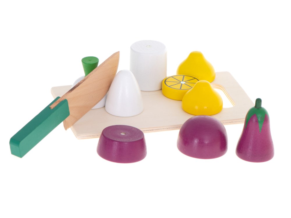 Bērnu Rotaļu Koka Magnētiskie Dārzeņi | Kids Toy Wooden Magnetic Vegetables (6)