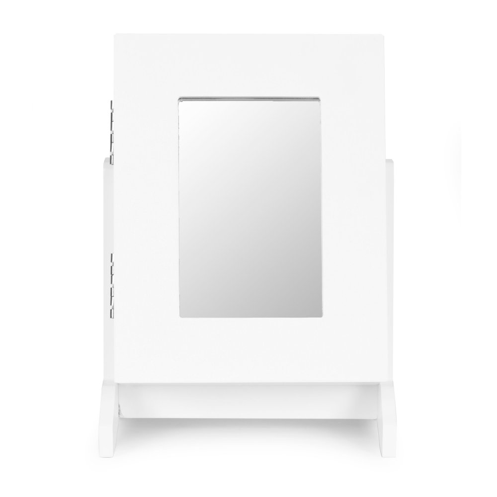 ModernHome rotaslietu organizators ar spoguli, balts (0)