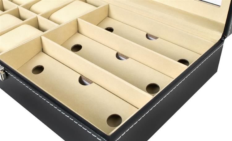 Pulksteņu Briļļu Rotaslietu Organizators Futrālis | Watch Glasses Accessories Organizer Case Box (2)
