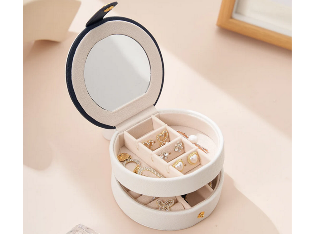 Juvelierizstrādājumu Kastīte Organizators Lāde, Dažādas krāsas | Casket Jewellery Organiser Tray Trunk (3)