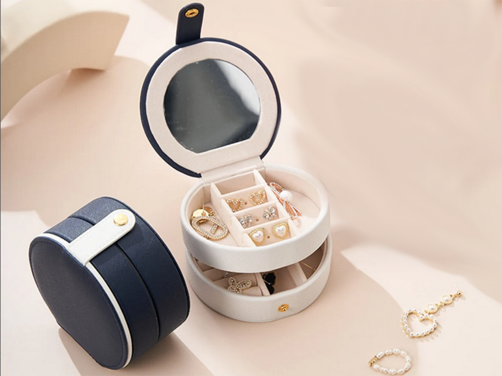 Juvelierizstrādājumu Kastīte Organizators Lāde, Dažādas krāsas | Casket Jewellery Organiser Tray Trunk (6)