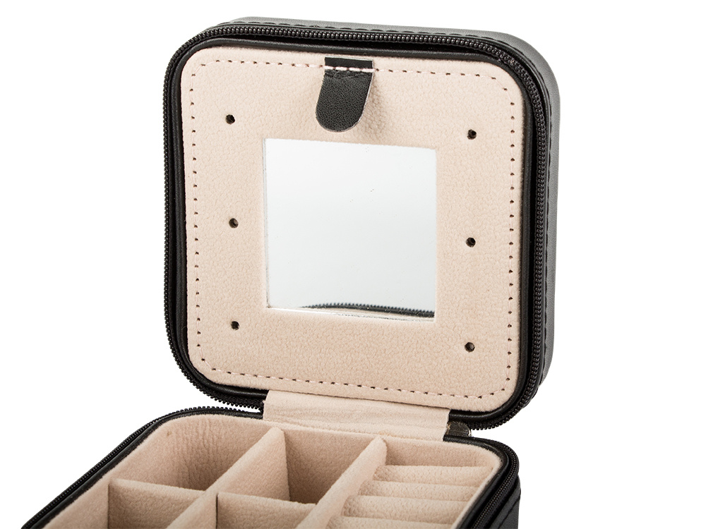 Juvelierizstrādājumu Lādīte Bižutērijas Organizators Kaste ar Spoguli, Dažādas krāsas | Jewellery Box Organiser (8)