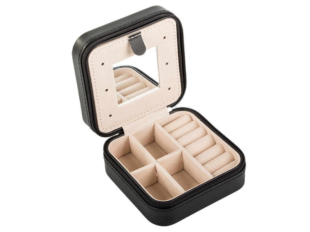 Juvelierizstrādājumu Lādīte Bižutērijas Organizators Kaste ar Spoguli, Dažādas krāsas | Jewellery Box Organiser (9)