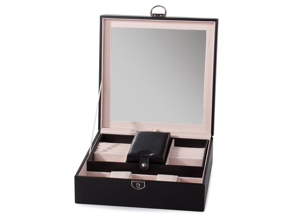 Organizators Organaizers Juvelierizstrādājumi Rotaslietu Uzglabāšanas Kaste ar Spoguli | Jewelry Case Display Box... (3)