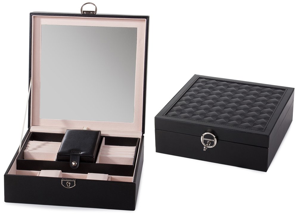 Organizators Organaizers Juvelierizstrādājumi Rotaslietu Uzglabāšanas Kaste ar Spoguli | Jewelry Case Display Box... (8)