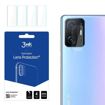 Xiaomi 11T Pro Защитное Стекло для Задней Камеры, 4 шт. | 3MK Lens Protection Back...