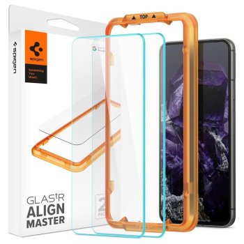 Google Pixel 8 Spigen ALM GLAS.TR Tempered Glass 2-Pack | Защитное Стекло на Экран 2 щт.