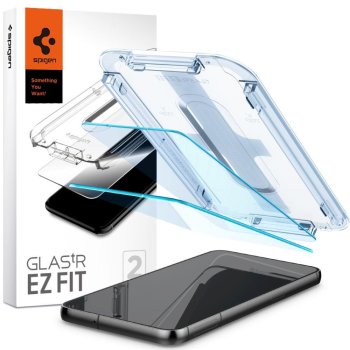 Samsung Galaxy S23 (SM-S911) Spigen "EZ FIT" Tempered Glass Screen Protector 2 pcs. | Защитное Стекло для Экрана Телефона с Дополнительной Рамкой 2 щт.