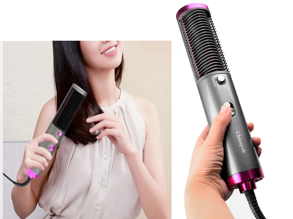 Расческа-выпрямитель с феном (0)