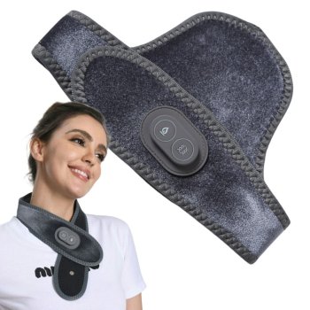 Массажная повязка для шеи и шейного отдела с подогревом, USB-C,...