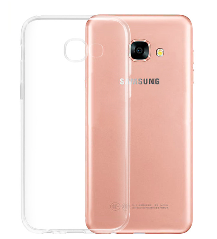 Samsung Galaxy A5 2017 A520F Ultra Slim Silicone TPU Case Cover, transparent - обложка кейс