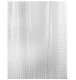 Занавеска для душа, 180×180 см, с крючками