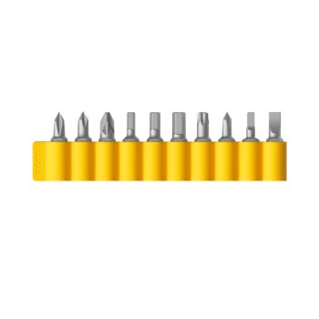 HOTO Набор Насадок для Отверток 10 шт. | Screwdriver Bit Set
