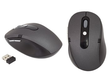 USB Беспроводная компьютерная мышь, черный | Wireless mouse
