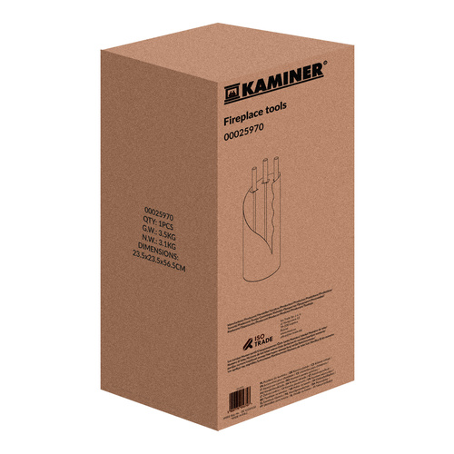 Каминный набор 4 в 1 Kaminer 25970 на стойке (0)
