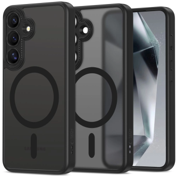 Samsung Galaxy S25 ( SM-S931 ) Tech-Protect MagCam MagSafe Case Cover, Black | Чехол Обложка Бампер Кабура Кейс
