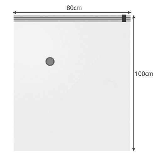 Вакуумный пакет для хранения Ruhhy 80x100x30 см 22949, молочно-белый (1)