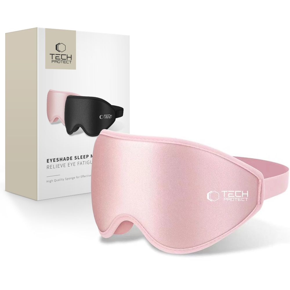 МАСКА ДЛЯ СНА TECH-PROTECT EYESHADE ДЕТСКАЯ РОЗОВАЯ