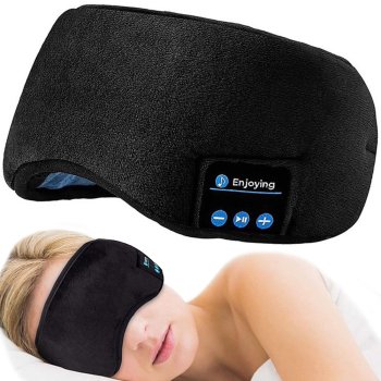Повязка На Глаза Для Сна, Маска С Bluetooth Наушниками, Для Медитации...