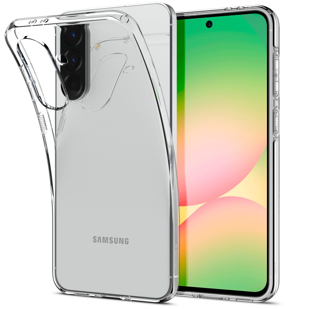 Samsung Galaxy A56 ( SM-A566B / DS ) Spigen Liquid Crystal TPU Case Cover, Transparent | Чехол Кейс Бампер Обложка для Телефона