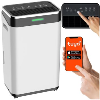 Осушитель воздуха компрессорный Berdsen BD-533, 25л/24ч, WiFi, гигростат, белый