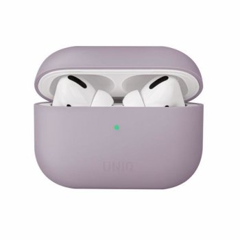 Apple Airpods Pro Uniq Etui Lino Case Cover, Lavender | Чехол Кейс Бампер Обложка