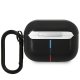 BMW Airpods Pro Cover Black Leather Curved Line | Чехол для наушников
