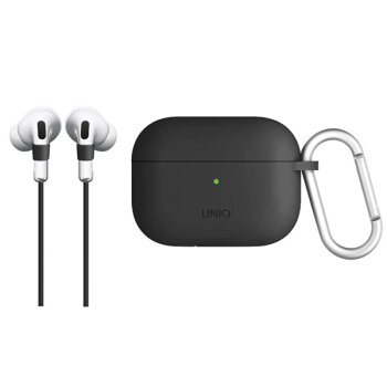 Apple Airpods Pro Silicone Uniq Etui Vencer Case Cover, Grey | Чехол Кейс Бампер Обложка